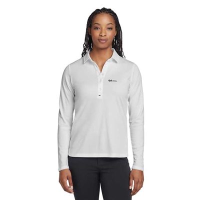 PAR107<br>Nike Ladies  Long Sleeve  Dri-Fit Stretch  Tech Polo