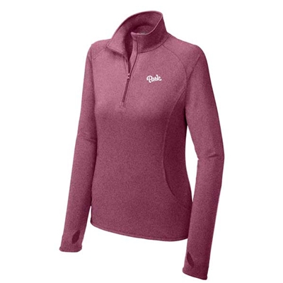 PAR218<br>Sport Tek Women's Sport-Wick 1/4 zip pullover